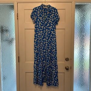 Skies are Blue Floral Maxi Dress